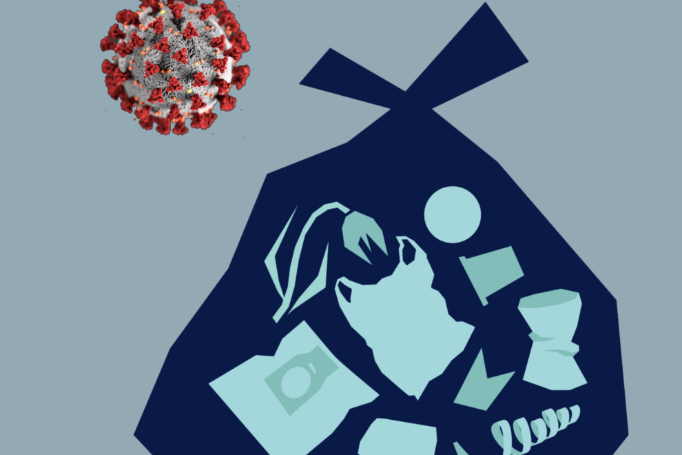 restavfall og korona