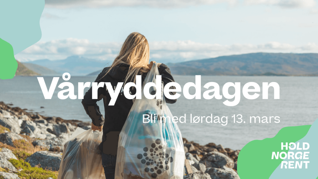 Vårryddedagen arrangeres lørdag 13. mars av Hold Norge Rent