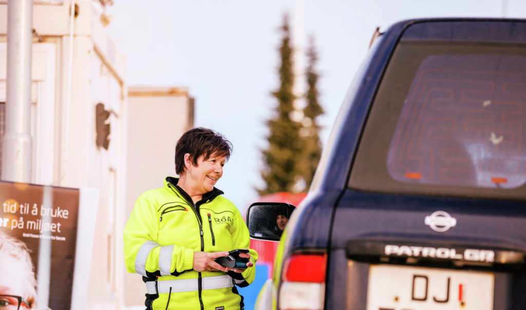 Ansatt gjenvinningsstasjon