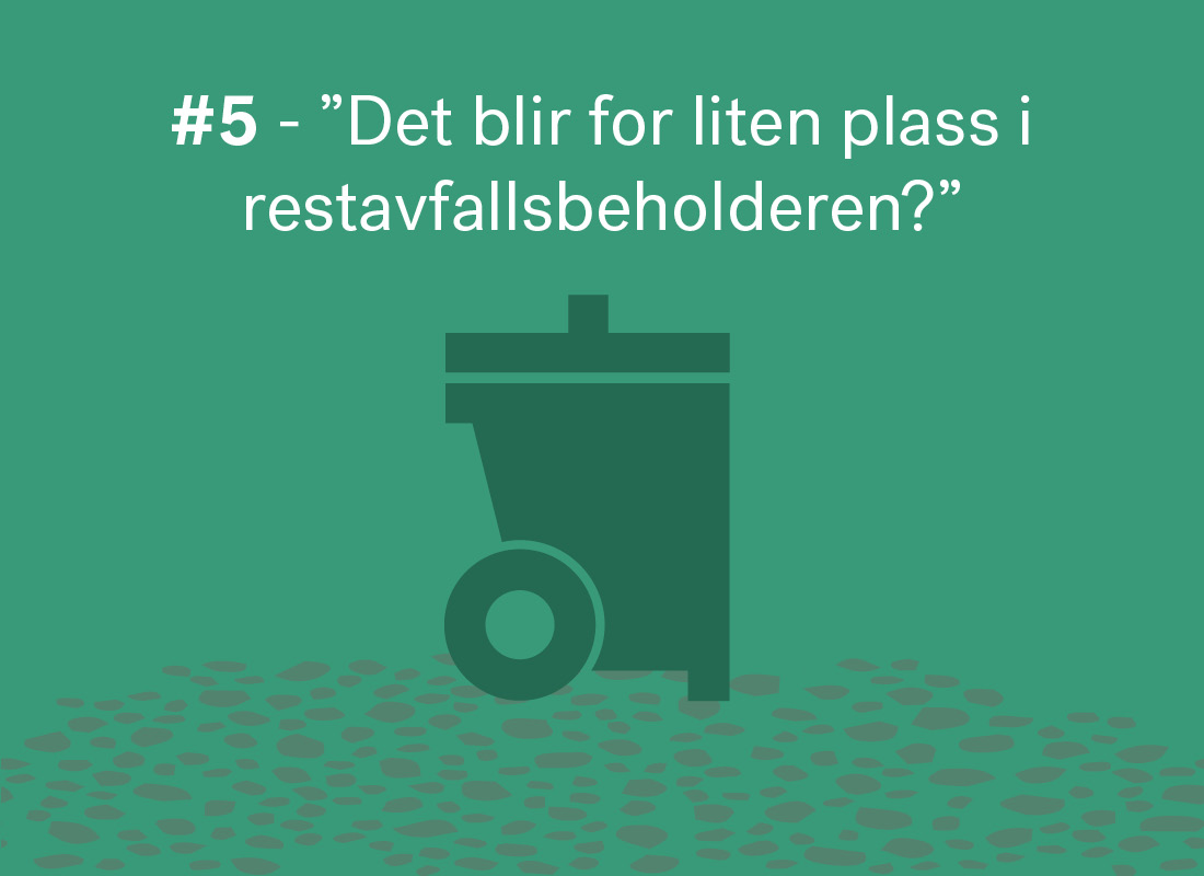 Restavfallsbeholder illustrasjon