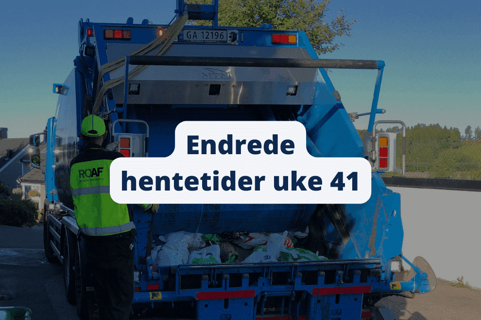 Endrede hentetider